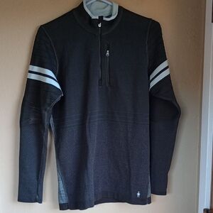 Smartwool Athletic 3/4 Zip Compression Baselayer Size M